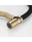 Смеситель для кухни с гибким изливом Frap F4497-3 золото