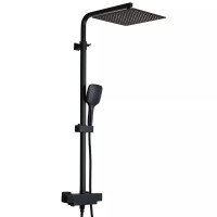 Душевая система чёрная с термостатом GAPPO G2417-60 