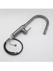 Змішувач для кухні з висувною лійкою Gappo G4398-41 Gungrey