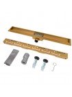Линейный трап для душа 80 см Brushed GOLD Ital IT02-FT18/800GL нержавейка