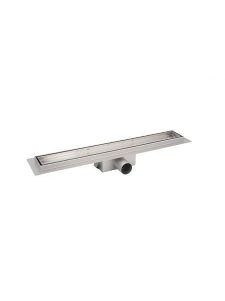 Лінійний трап для душу під плитку 80 см Ital Brushed Nickel IT02-FT29/800