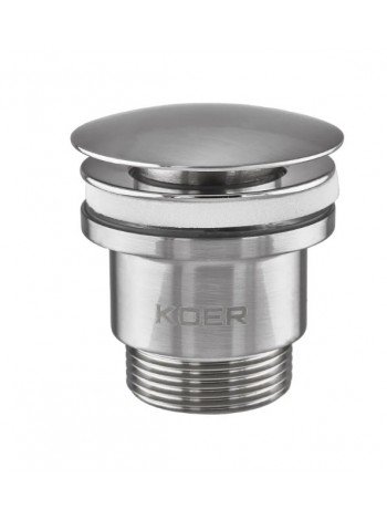 Донный клапан для раковины Koer PW-01-02 1 1/4'' кнопка KR3401