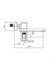 Смеситель в ванную с коротким изливом Koer KB-41009-01 хром KR3502