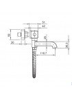 Термостатичний змішувач для ванни Koer KB-47011-05 чорний KR4721