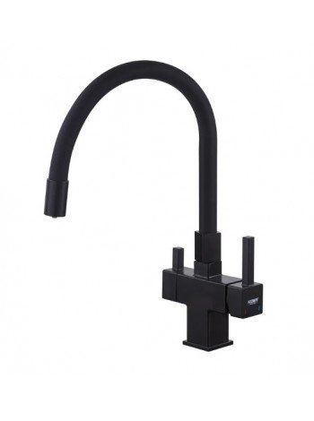 Сеситель для кухни с гибким изливом под фильтр Koer KB-72023-05 KR5009 чёрный
