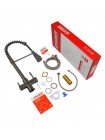 Змішувач для кухні з пружиною Koer KB-72025-07 KR5016 з краном для фільтра хром