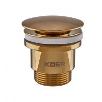 Донный клапан для раковины универсальный Koer PW-01-10 Click-Clack KR5193
