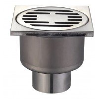 Душевой трап из нержавеющей стали SUS304 Mixxus Drain-01-10x10-180 прямой отвод MI3421