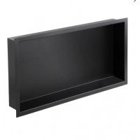 Полочка ниша встраиваемая для ванной 600*300 мм Mixxus Premium NICHE-0102 BLACK