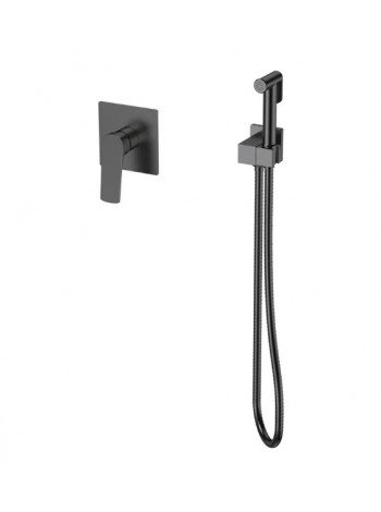 Гигиенический душ для туалета Mixxus Premium MONE 002 INNER Graphite встраиваемый MI6784