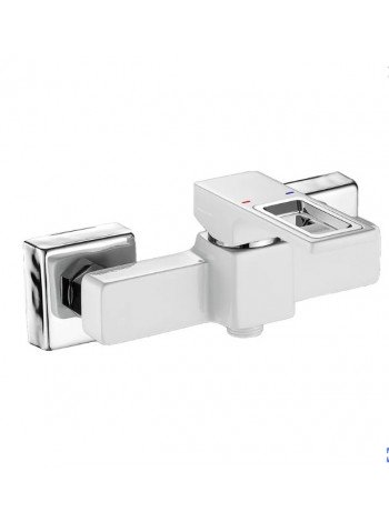 Змішувач для душової кабіни Mixxus Premium DANTE 003 White-Chrome MI6793