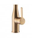 Змішувач для кухні золотий з гнучким виливом Mixxus Premium Summer 017 BRUSHED GOLD MI6964