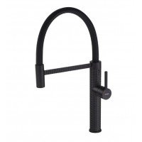 Смеситель для кухни чёрный с гибким изливом Mixxus Premium Oliwer 017 BLACK REFL.BLACK MI6966