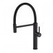 Змішувач для кухні чорний з гнучким виливом Mixxus Premium Oliwer 017 BLACK REFL.BLACK MI6966