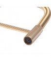 Змішувач для кухні з гнучким виливом Mixxus Premium Spark 017 GOLD MI6972 золото