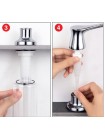 Дозатор для миючого засобу врізний на кухню ZERIX DIS-02 CHROME хром ZX5966