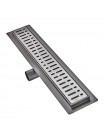 Трап для душевой кабины 600 мм Koer Fd35-70×600 Graphite с сухим затвором AC0658 