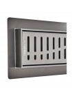 Трап для душової кабіни 800 мм Koer Fd35-70×800 Graphite із сухим затвором AC0660
