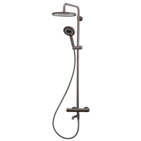 Душевая система с термостатом Koer KB-57029-07 графит KR5498
