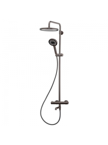 Душевая система с термостатом Koer KB-57029-07 графит KR5498