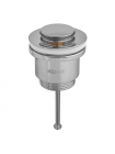 Донний клапан для раковини Koer PW-02-01 1 1/4'' кнопка хром KR3399