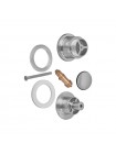 Донний клапан для раковини Koer PW-02-01 1 1/4'' кнопка хром KR3399