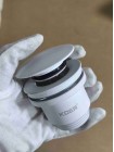 Донний клапан для раковини Koer PW-01-03 1 1/4'' білий кнопка KR3402