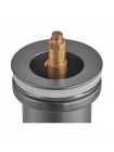 Донний клапан для раковини Koer PW-01-07 1 1/4'' кнопка Графіт KR3404