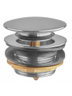 Донний клапан для ванної Koer PW-05-01 1 1/2'' кнопка хром KR3406