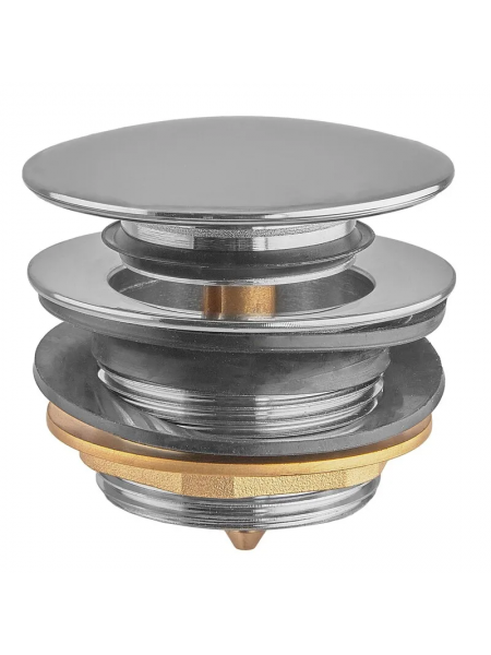 Донний клапан для ванної Koer PW-05-01 1 1/2'' кнопка хром KR3406 Донний клапан для ванної Koer PW-05-01 1 1/2'' кнопка хром KR3406
