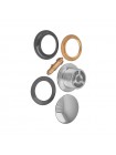 Донний клапан для ванної Koer PW-05-01 1 1/2'' кнопка хром KR3406