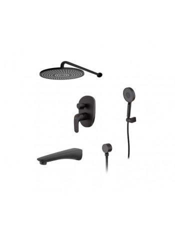 Душевая система скрытого монтажа Koer KB-64008-05 KR3477 с тропическим душем хром