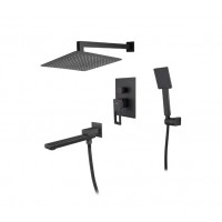 Душевая система скрытого монтажа Koer KB-66009-05 KR3509 чёрная