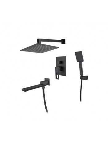 Душевая система скрытого монтажа Koer KB-66009-05 KR3509 с тропическим душем хром