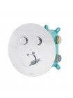 Душова система прихованого монтажу Koer KB-67012-01 KR4728 з термостатом хром