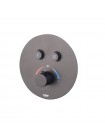 Встраиваемая душевая система с термостатом Koer KB-67012-05 черный KR4729