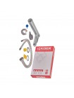 Кран для раковины в ванную Koer KI-11016-02 высокий из нерж. стали KR4790