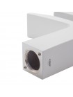 Смеситель для умывальника водопад белый-хром Koer KB-14007-04 KR5155