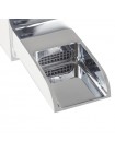 Душевая система KOER KB-58007-04 со смесителем водопад белый-хром KR5161