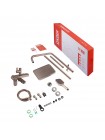 Душевая система тропический душ Koer KB-56030-07 графит KR5429