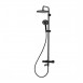 Душевая система с термостатом Koer KB-57029-05 черная KR5491
