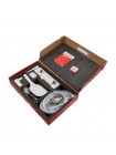 Смеситель для ванны с коротким изливом KOER KB-41009-04 хром-белый KR5985