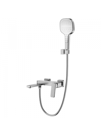 Смеситель для ванны с коротким изливом KOER KB-41037-01 хром KR6004