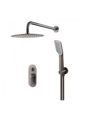 Встраиваемая душевая система Koer KB-62028-07 графит KR6011