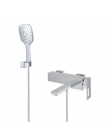 Смеситель для ванны с коротким изливом KOER KB-41009-01 хром KR6017