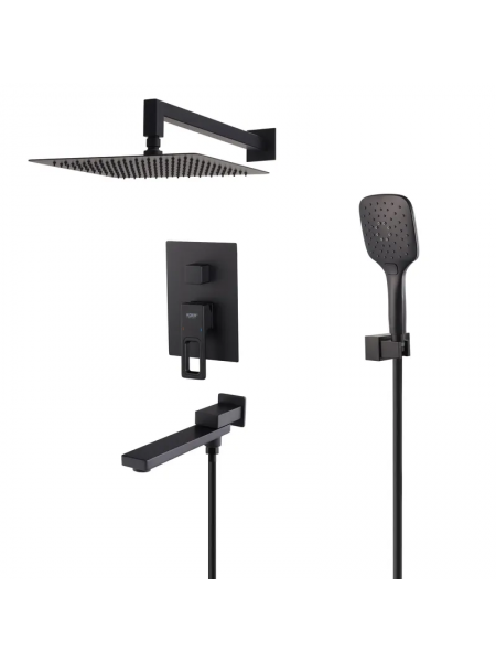 Вбудована душова система KOER KB-66009-05 чорна KR6020