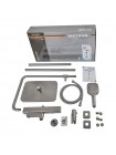 Душевая система тропический душ Mixxus Premium VIRGO 009-J GRAPHITE с термостатом MI6647