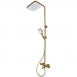 Душевая система тропический душ Mixxus Premium VIRGO 009-J BRUSHED GOLD с термостатом MI6649 Душевая система тропический душ Mixxus Premium VIRGO 009-J BRUSHED GOLD с термостатом MI6649