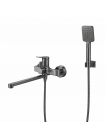 Змішувач для ванни з душем Mixxus Premium DALI 006 EURO графіт MI6758