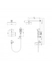 Встраиваемая душевая система Mixxus Premium DALI 009 INNER BOX Graphite MI6761